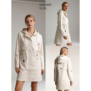 Długa kurtka damska (S-2XL)