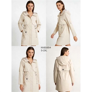 Długa kurtka damska (S-2XL)