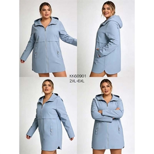 Długa kurtka damska (2XL-6XL)