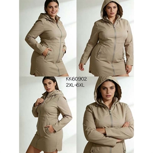 Długa kurtka damska (2XL-6XL)