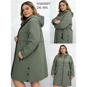 Długa kurtka damska (2XL-6XL)