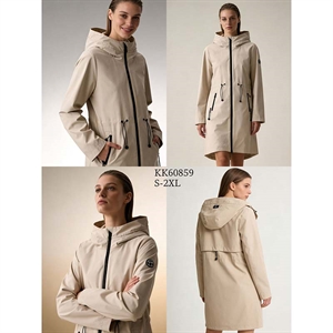 Długa kurtka damska (S-2XL)