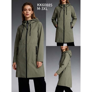 Długa kurtka damska (M-3XL)