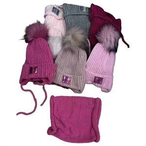 Komplet czapka + komin (50-54)