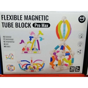 Zabawka - Elastyczne klocki rurowe magnetyczne