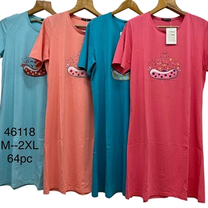 Koszula nocna damska (M-2XL)