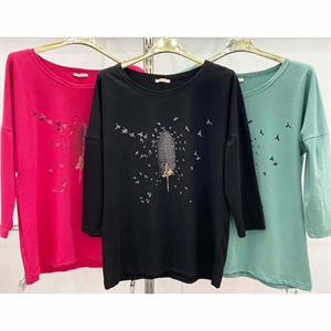 Bluzka damska z rękawem 3/4 - Turecki Produkt