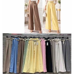 Spodnie szerokie nogawki damskie produkt Włoski