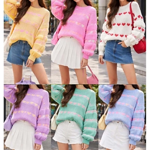 Sweter damski okrągły