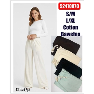 Spodnie szerokie nogawki damskie  S/M-L/XL