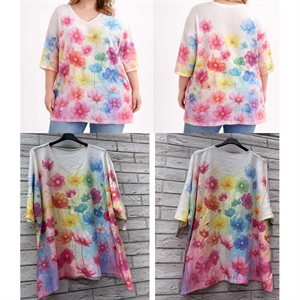 Sweter damski z krótkim rękawem