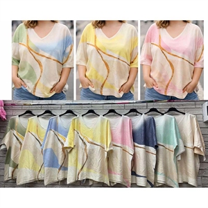 Sweter damski z krótkim rękawem