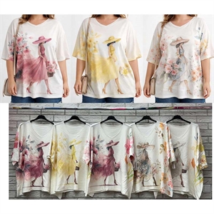 Sweter damski z krótkim rękawem