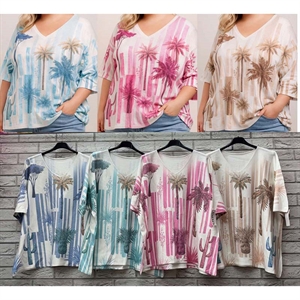 Sweter damski z dekoltem w serek