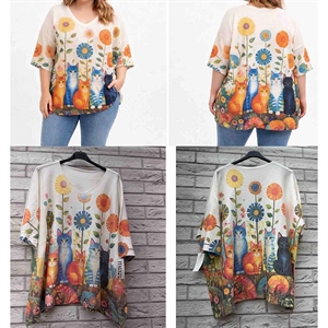 Sweter damski z krótkim rękawem