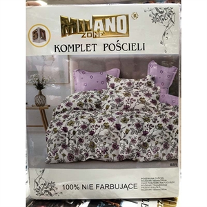 Komplet pościel 100% NIE FARBUJĄCE - 4cz - 160cm x 200cm