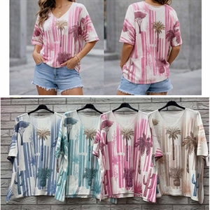 Sweter damski z krótkim rękawem