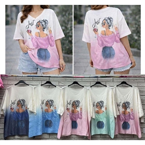 Sweter damski z krótkim rękawem