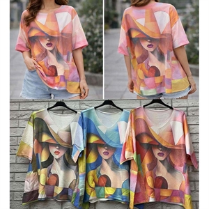 Sweter damski z krótkim rękawem