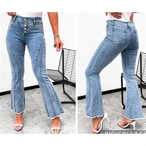 Jeansy dzwony damskie  XS-XL