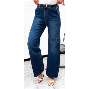 Jeansy szerokie nogawki  XS-XL