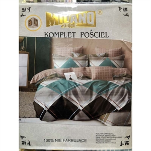 Komplet pościel 100% NIE FARBUJĄCE - 4cz - 200cm x 220cm