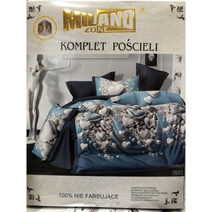 Komplet pościel 100% NIE FARBUJĄCE - 4cz - 200cm x 220cm