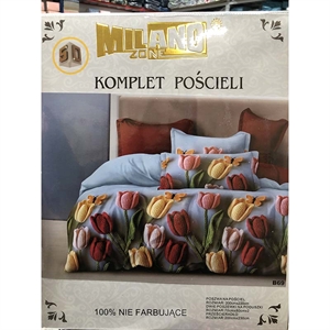 Komplet pościel 100% NIE FARBUJĄCE - 4cz - 200cm x 220cm