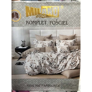 Komplet pościel 100% NIE FARBUJĄCE - 4cz - 200cm x 220cm