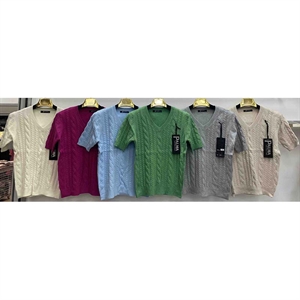 Sweter damski z krótkim rękawem  S/M-L/XL