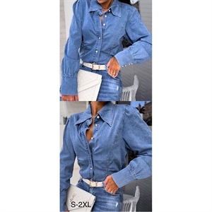 Koszula jeansowa damska  S-2XL