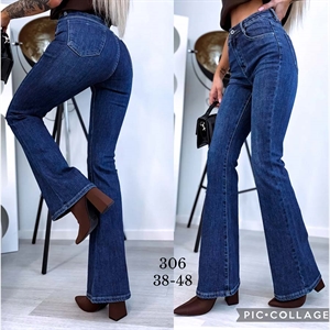 Jeansy dzwony damskie  38-48