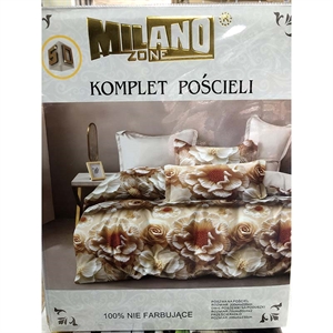 Komplet pościel 100% NIE FARBUJĄCE - 4cz - 200cm x 220cm