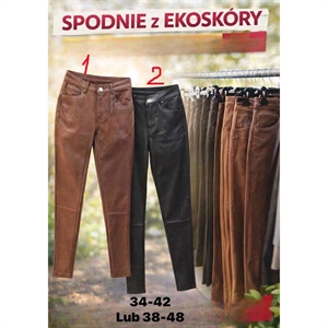 Spodnie z ekoskóry  38-48