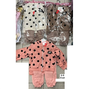 Komplet dziewczęcy 2-5 lat
