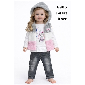 Komplet dziewczęcy 1-4 lat