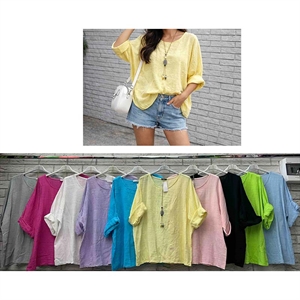 Bluzka damska Len produkt Włoski