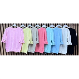 Sweter damski z krótkim rękawem