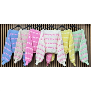 Sweter damski okrągły