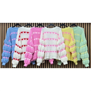 Sweter damski okrągły