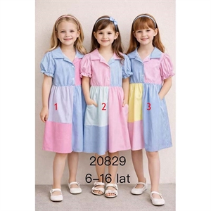 Sukienka dziewczęca  6-16 lat