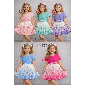 Sukienka dziewczęca  4-14 lat