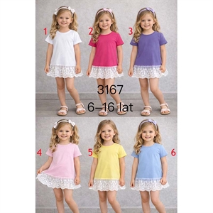 Sukienka dziewczęca  6-16 lat