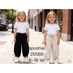 Spodnie dziewczęce  6-16 lat