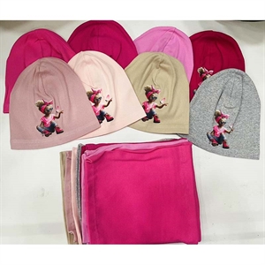 Komplet czapka + komin