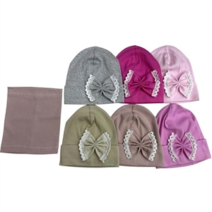 Komplet czapka + komin