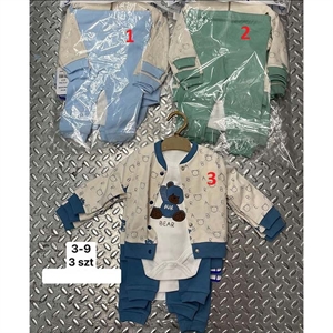 Komplet niemowlęcy 3-9