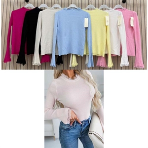 Sweter damski okrągły