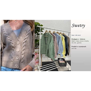 Narzutka sweterkowa damska