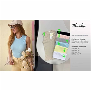Bluzka damska produkt Turecki  S/M-XL/2XL